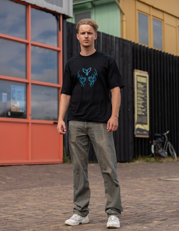 CAMISETA OVERSIZED AZUL DEVISION®️